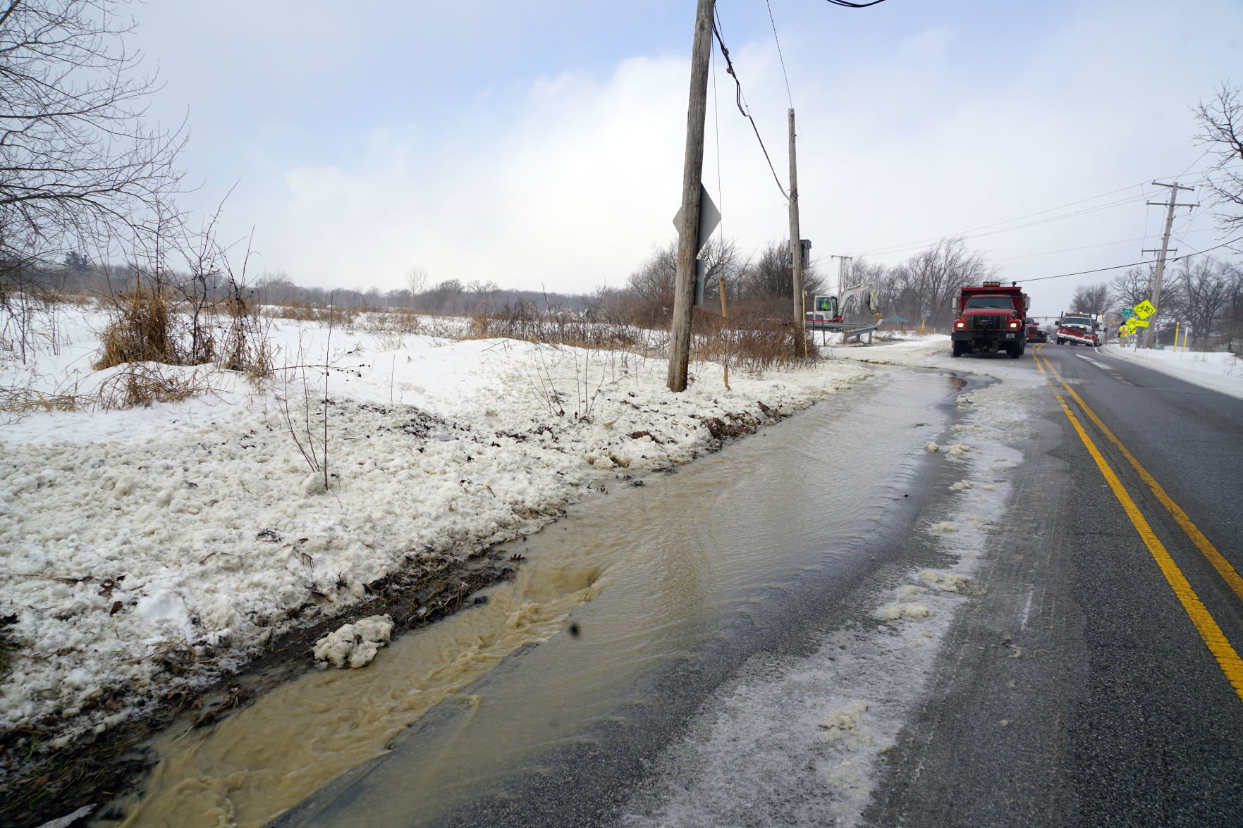Schererville Water Main Break